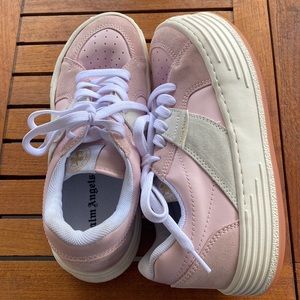 Palm  Angels Pink Snow Platform Sneakers